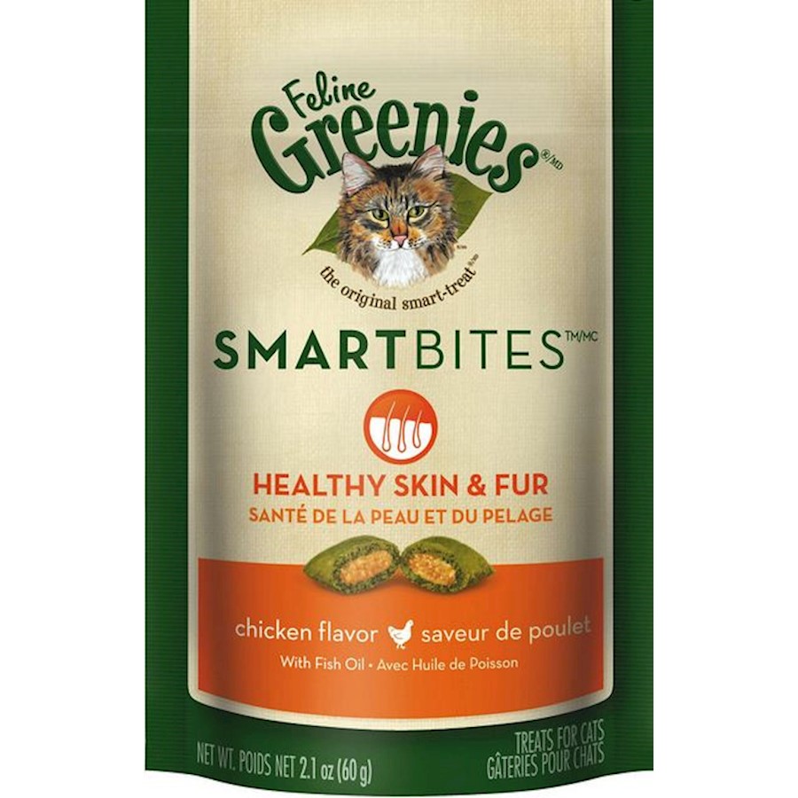 Buy Greenies Feline Smart Bites Healthy Skin and Fur Online PetCareRx