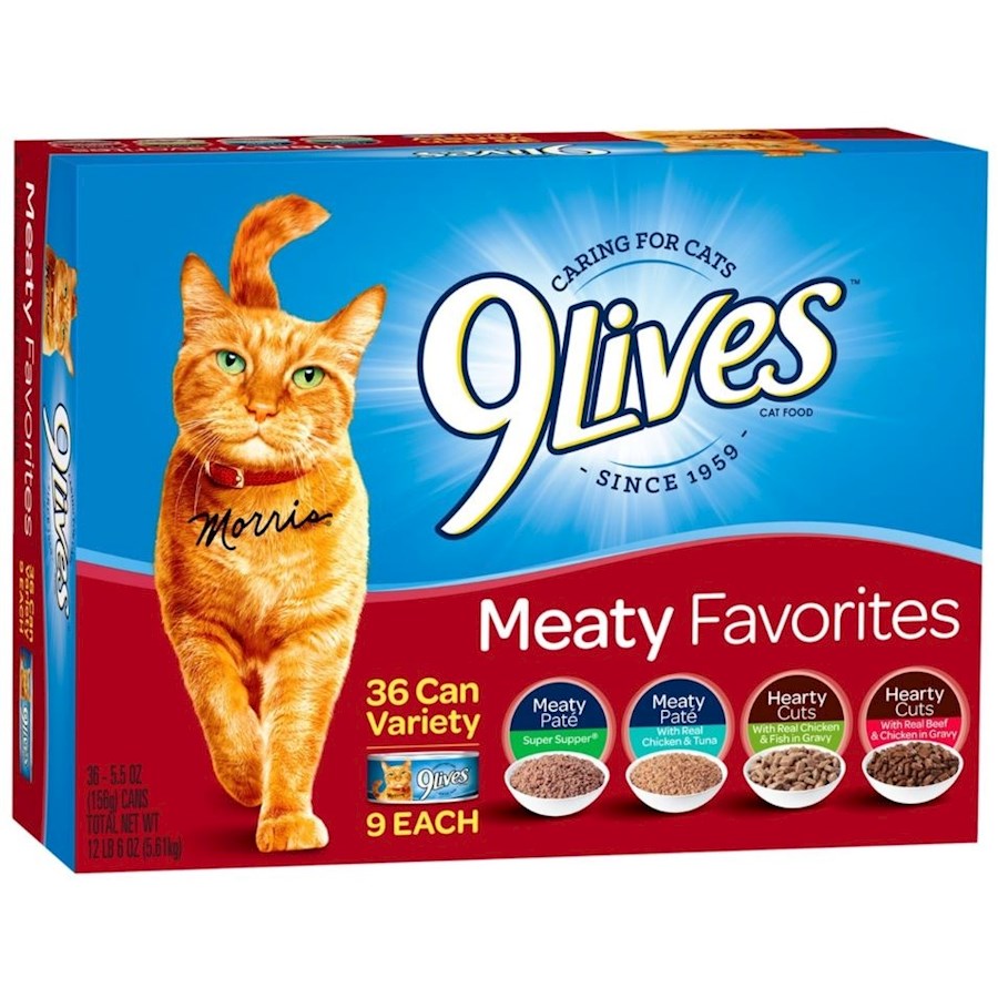 Buy 9 Lives Cat Food 4 Flavor Variety Pack Online PetCareRx