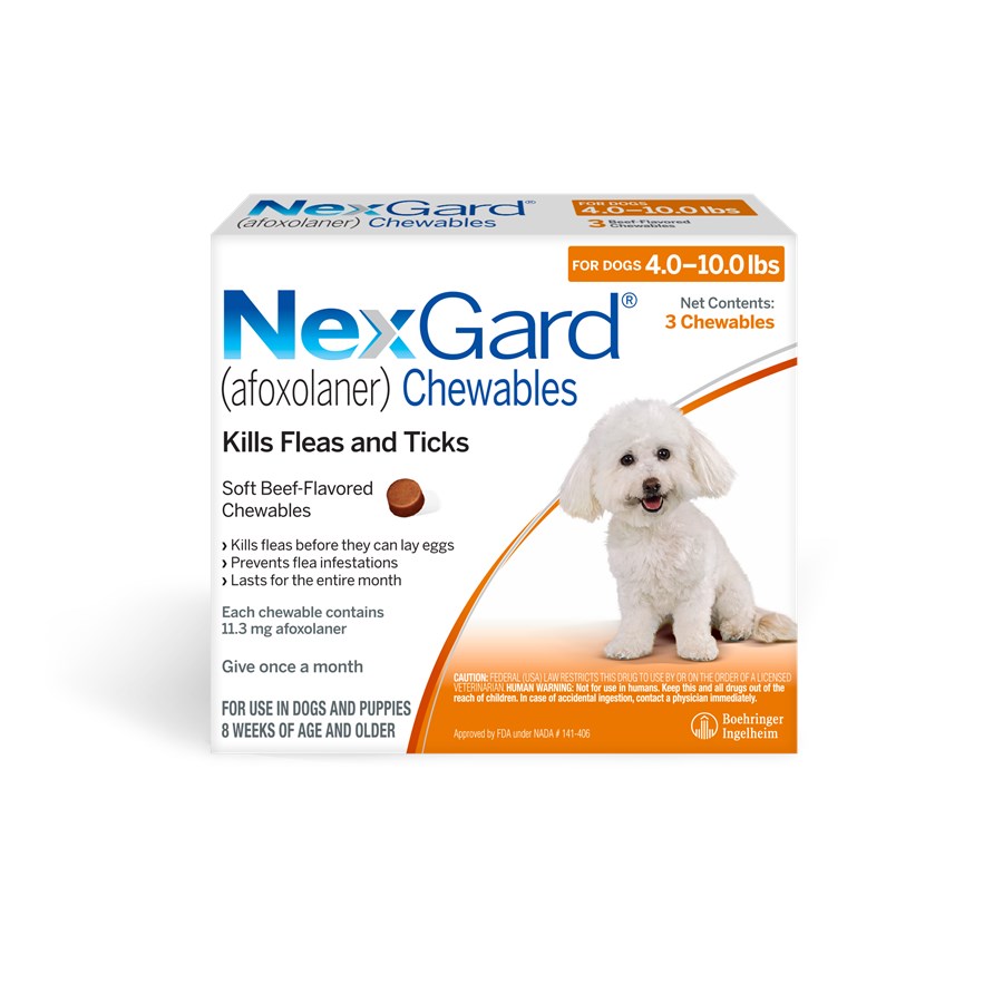 NexGard Chewables for Dogs Flea and Tick PetCareRx