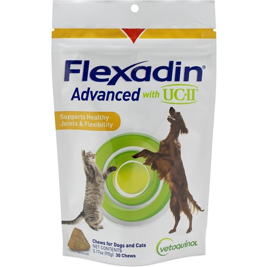 Flexadin Advanced フレキサディンアドバンス 犬用 30粒 2袋 Vetoquinol Flexadin Advanced Chews for Dogs Joints - PetCareRx