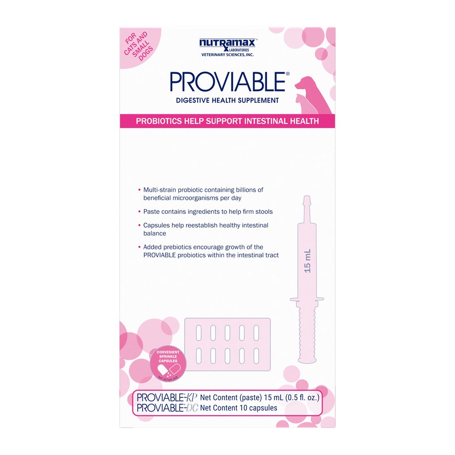 Buy Proviable KP 15mL Kit with 10 DC capsules for Cats and Small Dogs Online PetCareRx