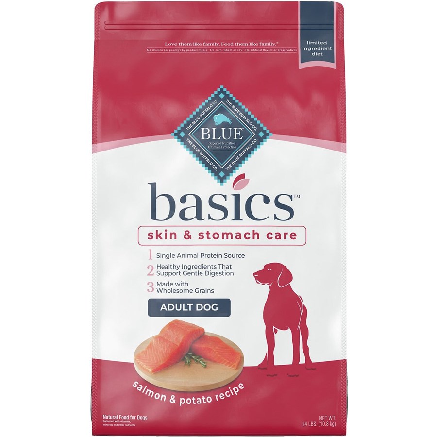 Buy Blue Buffalo Basics Adult Salmon and Potato Recipe Dry Dog