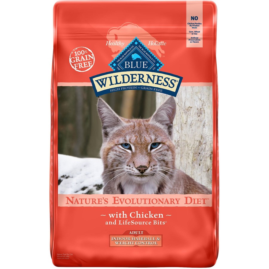 Buy Blue Buffalo BLUE Wilderness Grain Free Indoor Hairball and