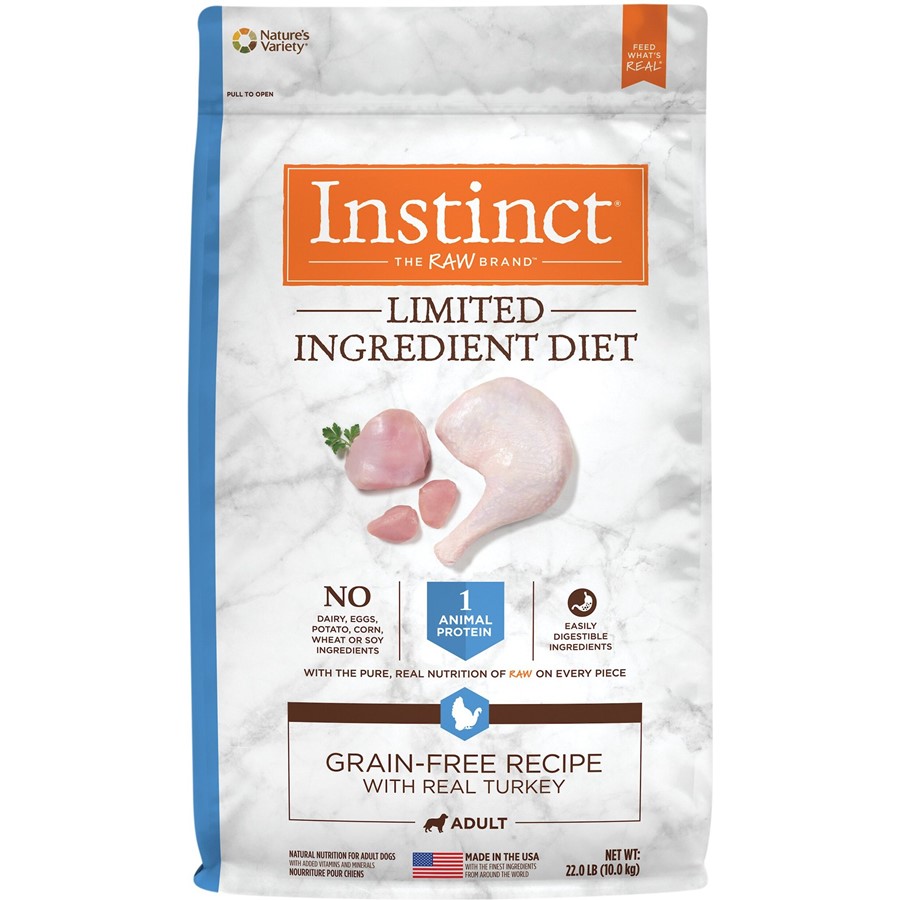 Instinct Limited Ingredient Diet Adult Grain Free Recipe with Real Turkey Natural Dry Cat Food