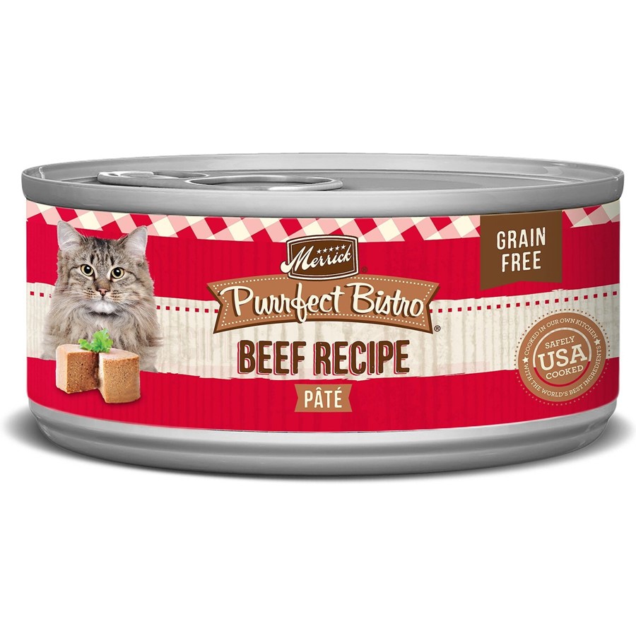 Buy Merrick Purrfect Bistro Beef Pate Grain Free Canned Cat Food