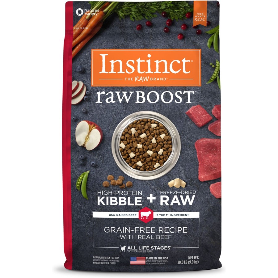 Instinct Raw Boost Grain Free Recipe with Real Duck Natural Dry Dog Food
