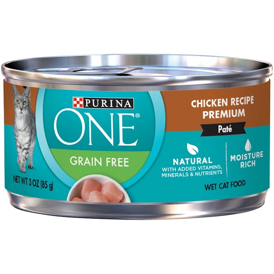 Buy Purina One Grain Free Pate Chicken Canned Cat Food Online Petcarerx