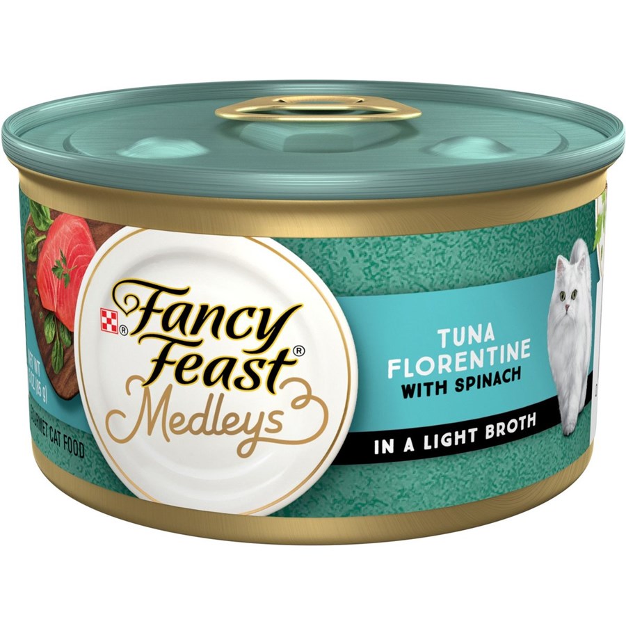 Fancy Feast Elegant Medleys Tuna Florentine Canned Cat Food