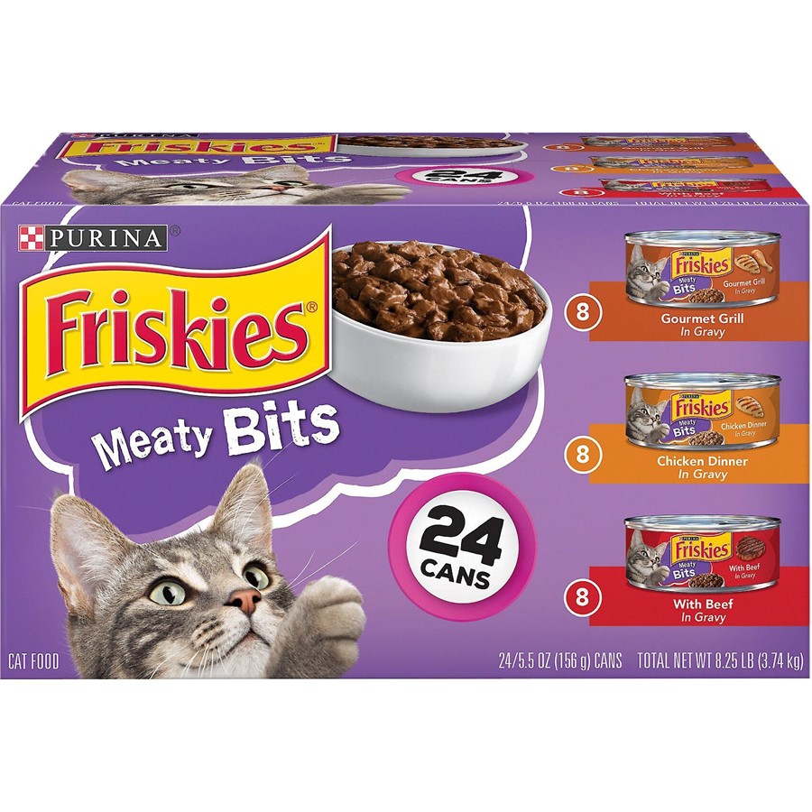 Buy Friskies Meaty Bits Variety Pack Canned Cat Food Online