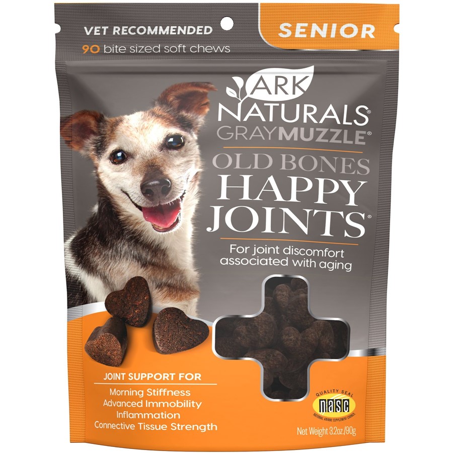 Ark Naturals Gray Muzzle  Old Dogs! Happy Joints! Dog Treats