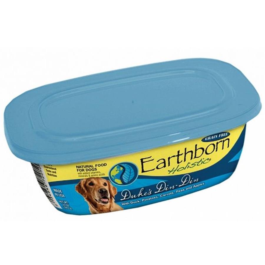 Earthborn Holistic Duke's Din Din Gourmet Dinners Grain Free Moist Dog Food Tubs Earthborn Holistic Duke's Din Din Gourmet Dinners Grain Free Moist Dog Food Tubs