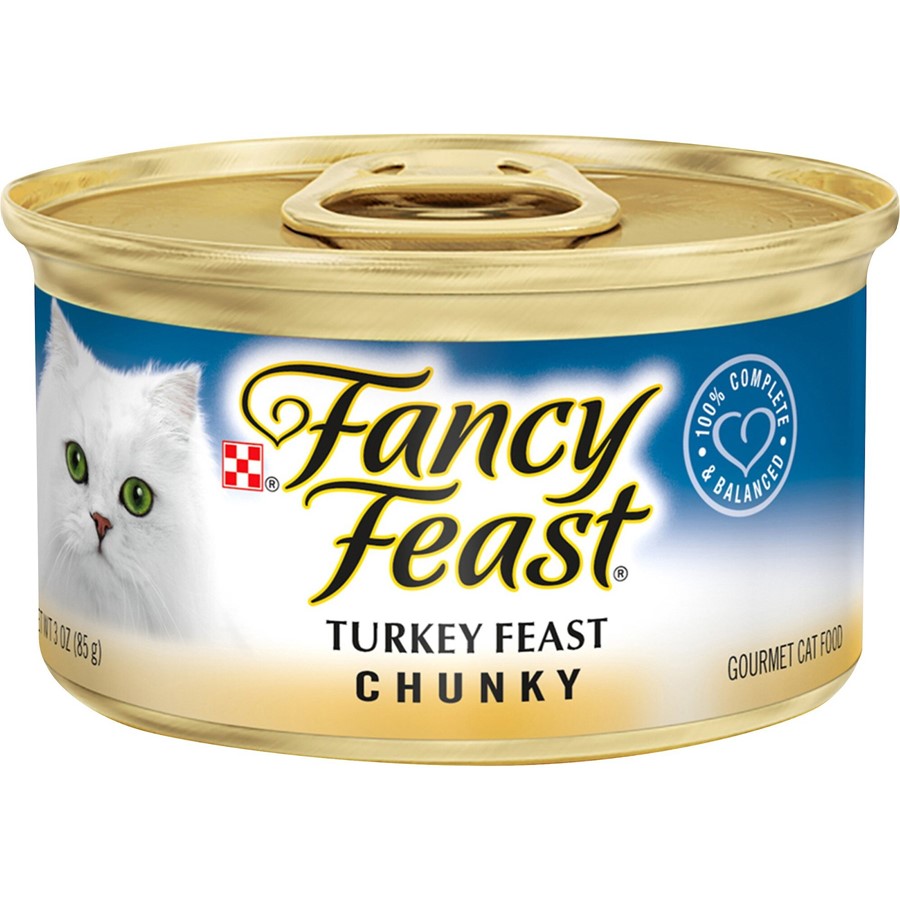 Fancy Feast Chunky Turkey Canned Cat Food Fancy Feast Chunky Turkey Canned Cat Food