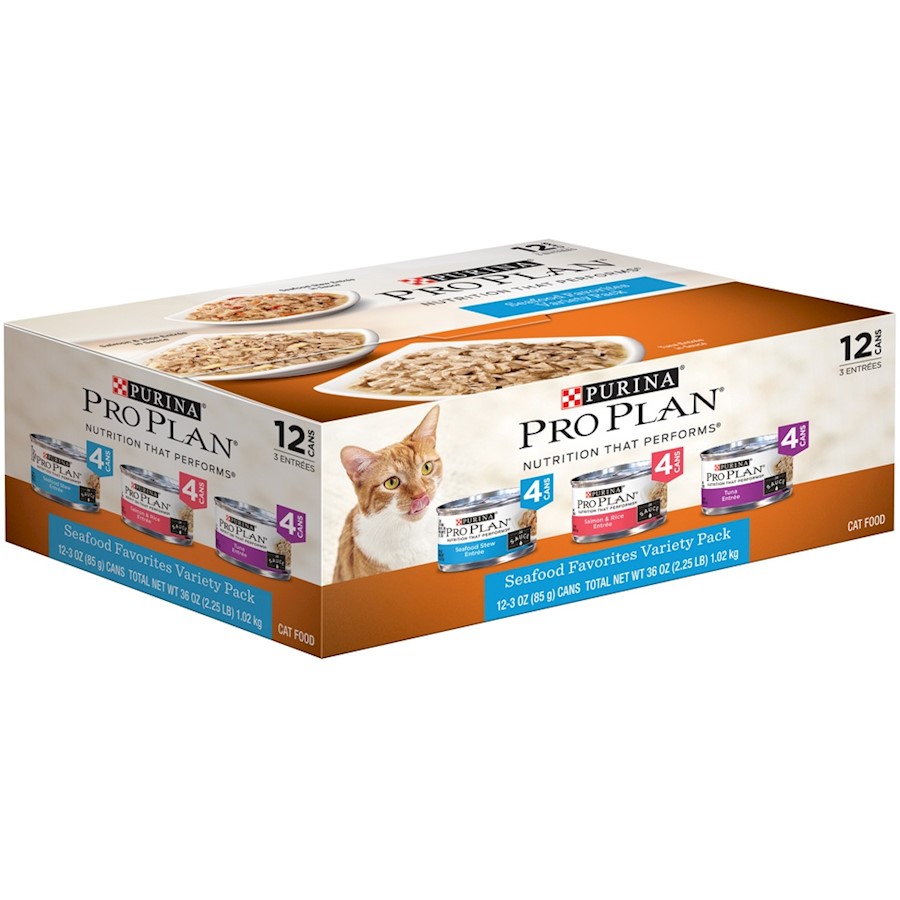 Buy Purina Pro Plan Savor Seafood Entrees Variety Pack Adult