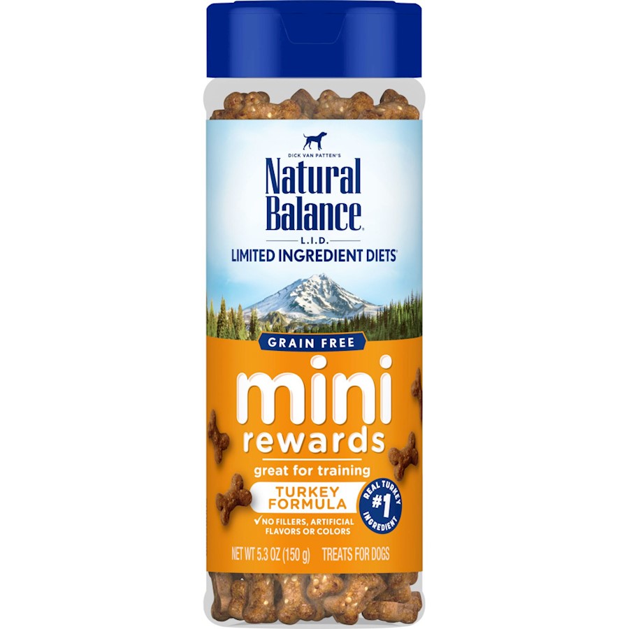 Natural Balance L.I.D Mini Rewards Soft & Chewy Turkey Recipe Dog Treats Natural Balance L.I.D Mini Rewards Soft & Chewy Turkey Recipe Dog Treats