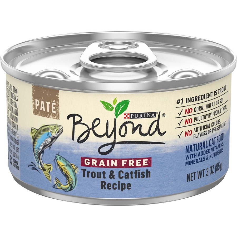Purina Beyond Grain-Free Trout & Catfish Pate Recipe Canned Cat Food