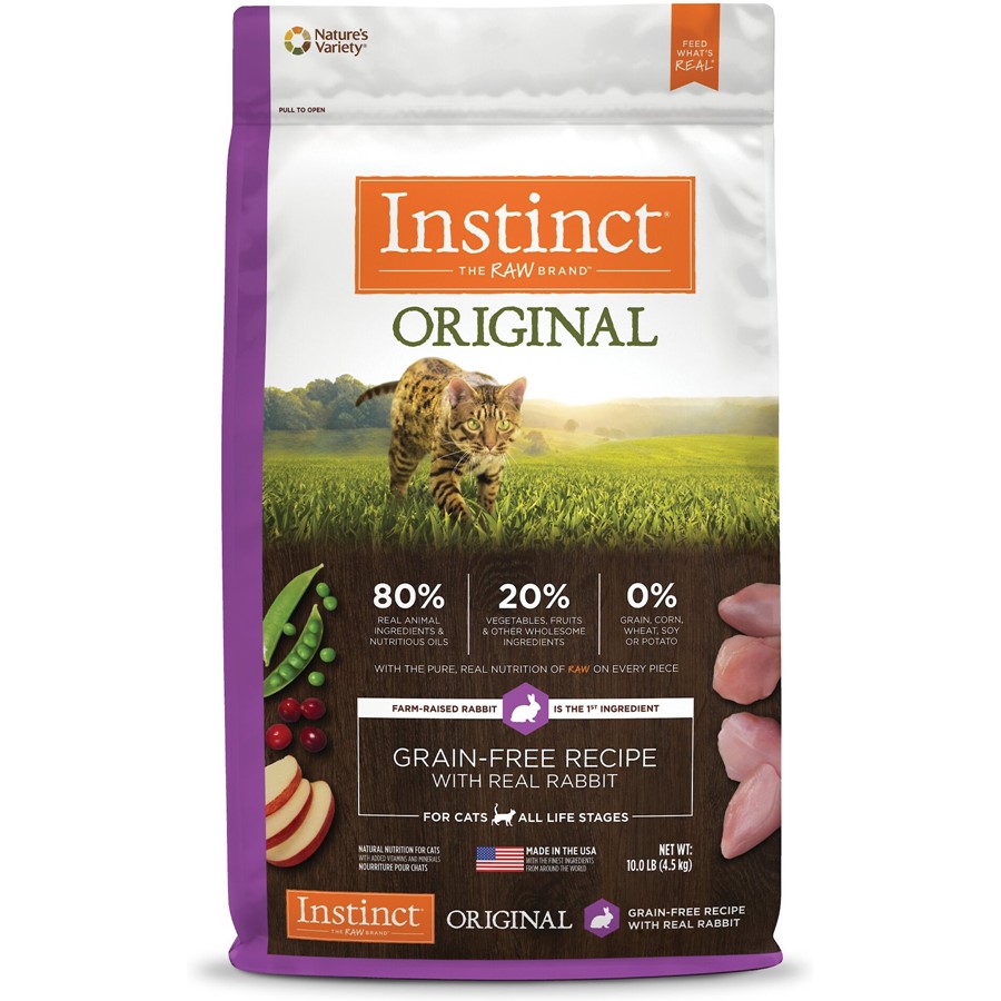 Instinct raw boost cat food rabbit best sale