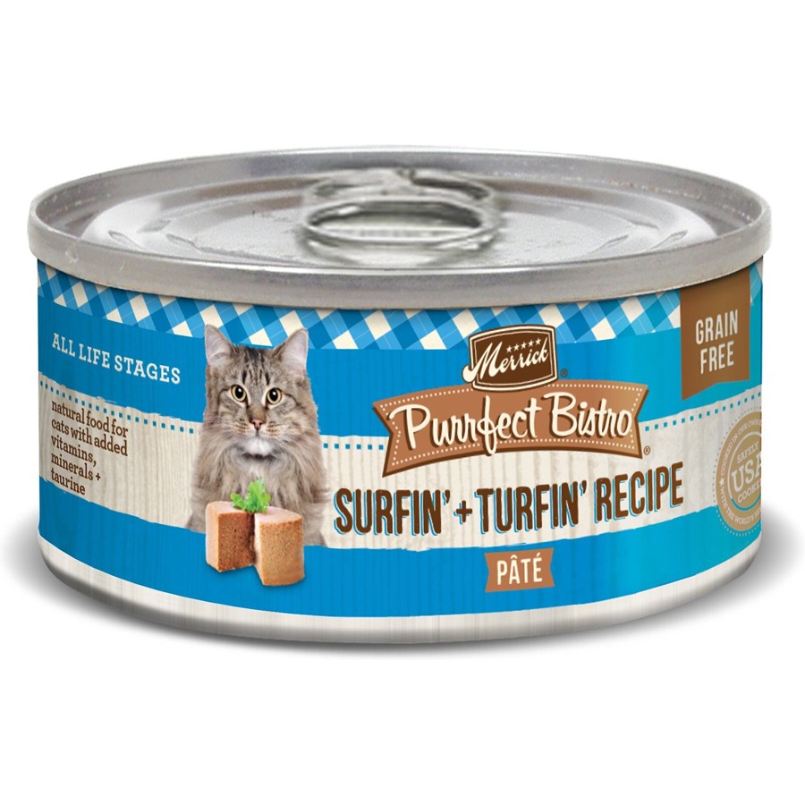 Buy Merrick Purrfect Bistro Surf and Turf Grain Free Canned Food