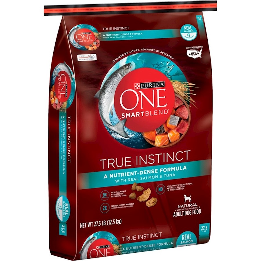 Buy Purina ONE SmartBlend True Instinct with Real Salmon Tuna Adult Premium Dry Dog Food Online PetCareRx