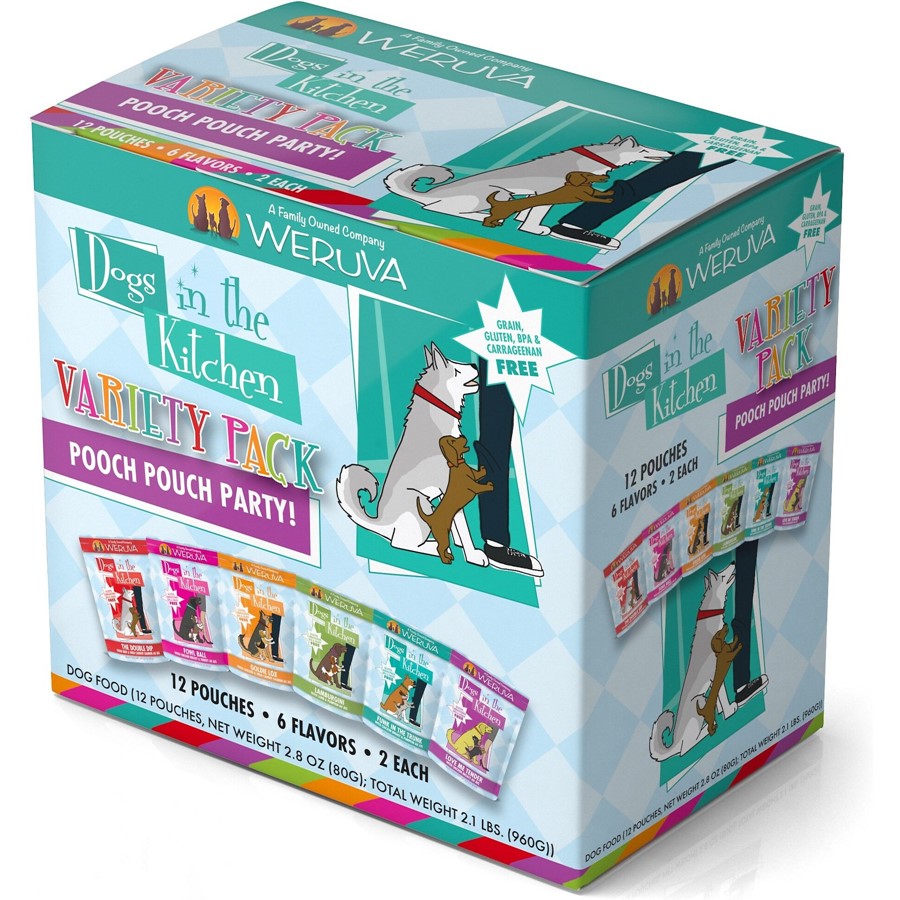 Buy Weruva Dogs in the Kitchen Grain Free Pooch Pouch Party