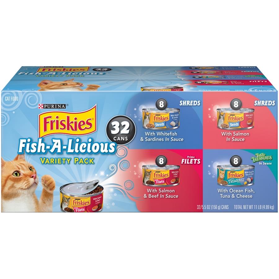 Buy Friskies Fish A Licious Variety Pack Canned Cat Food Online