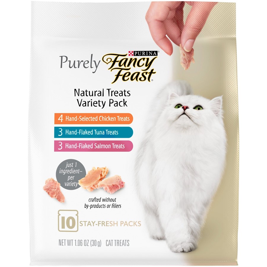 Buy Fancy Feast Purely Natural Treats Variety Pack Cat Treats