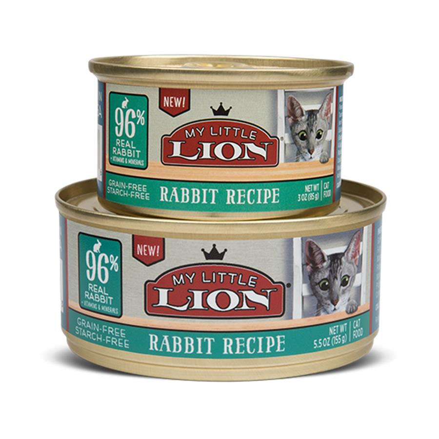 My Little Lion Grain Free 96 Rabbit Recipe Canned Cat Food