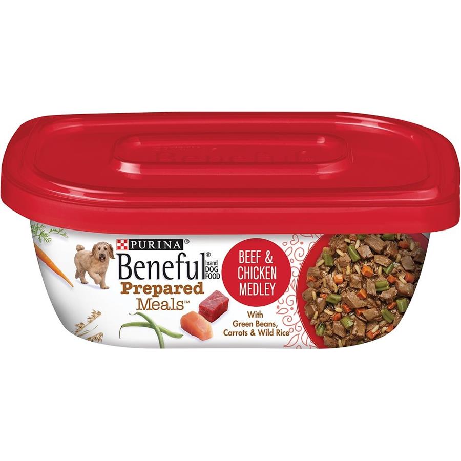 Buy Beneful Prepared Meals Beef and Chicken Medley Wet Dog