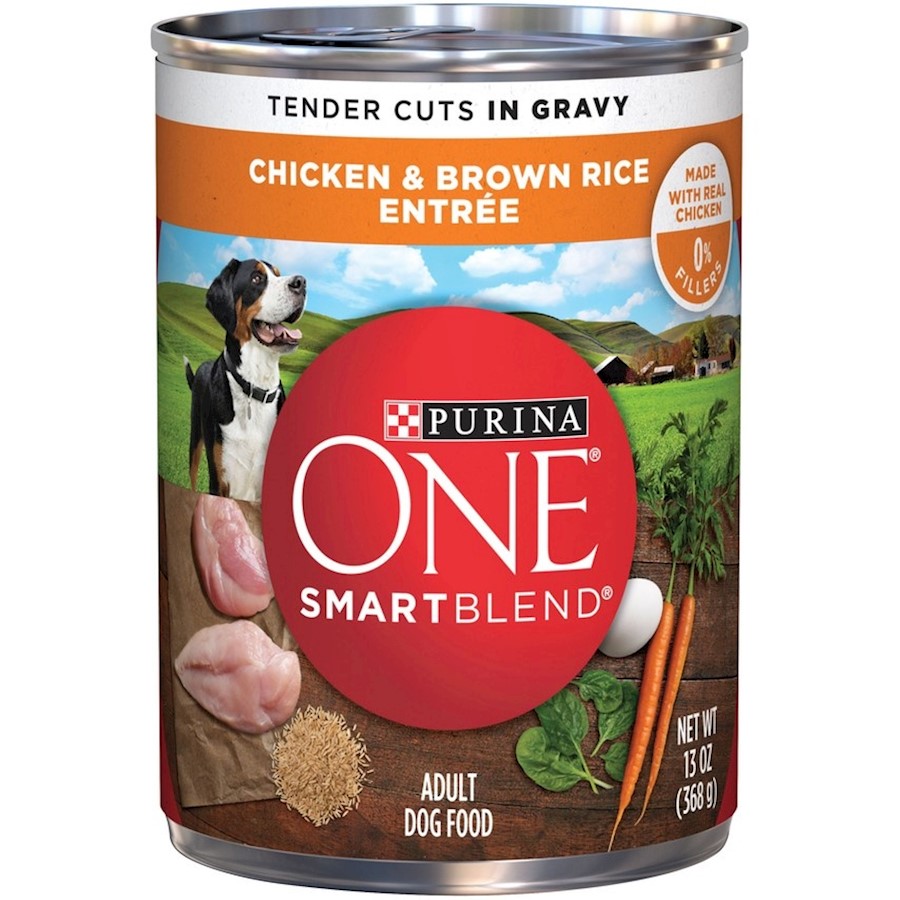 Purina One Wholesome Beef & Brown Rice Entree Canned Dog Food