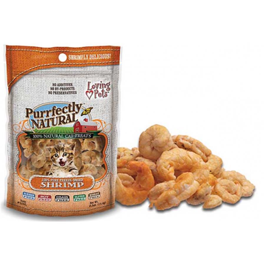 Loving Pets Purrfectly Natural Freeze Dried Shrimp Cat Treat Loving Pets Purrfectly Natural Freeze Dried Shrimp Cat Treat