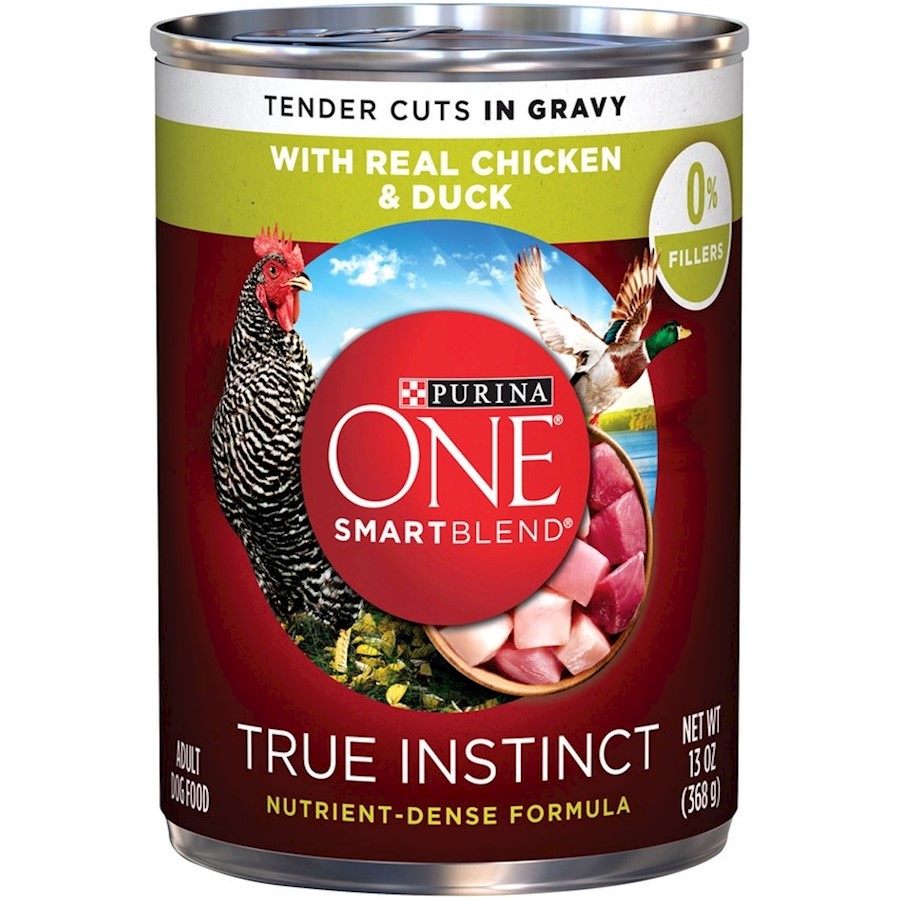 Purina One True Instinct (Chicken & Duck Gravy) - Wet Dog Food - 13oz