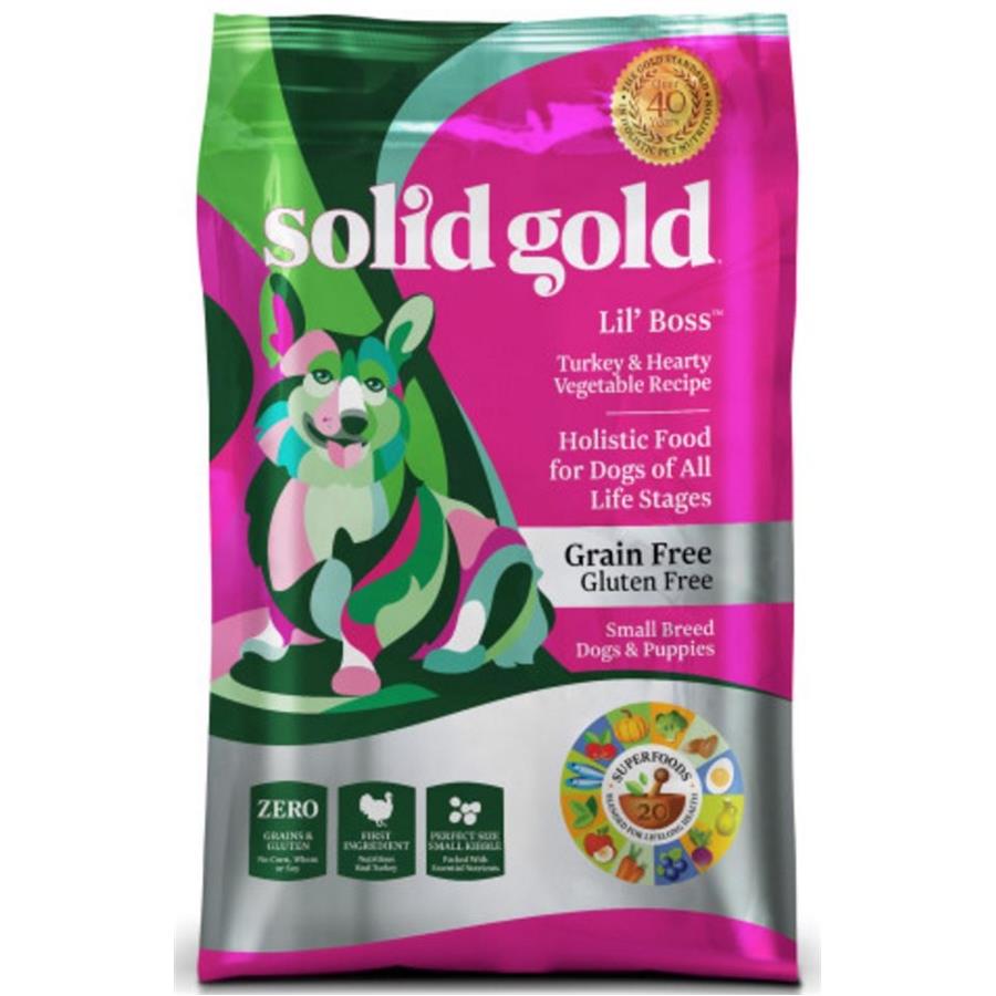solid gold small breed