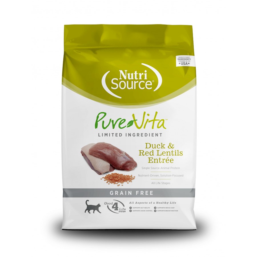 PureVita Grain Free Duck & Red lentils Dry Cat Food