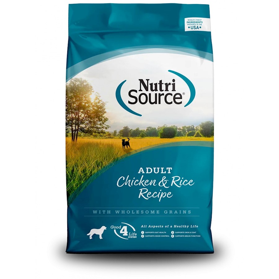 Buy NutriSource Adult Chicken and Rice Dry Dog Food Online PetCareRx