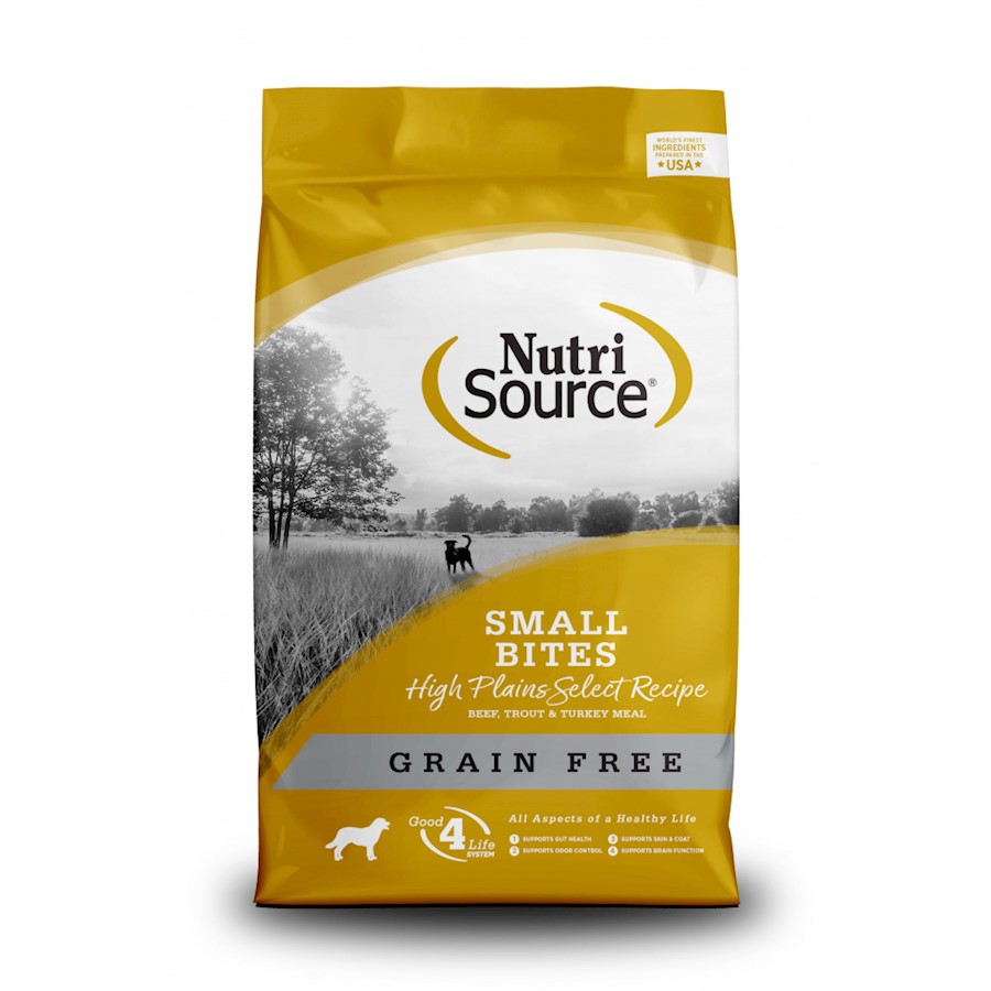 Buy NutriSource Grain Free High Plains Select Small Bites Dry Dog