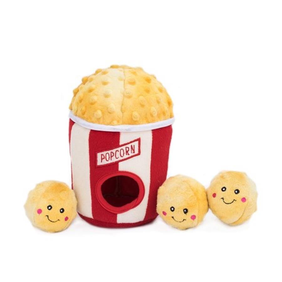 ZippyPaws Zippy Burrow Popcorn Bucket Hide & Seek Puzzle Dog Toy ZippyPaws Zippy Burrow Popcorn Bucket Hide & Seek Puzzle Dog Toy