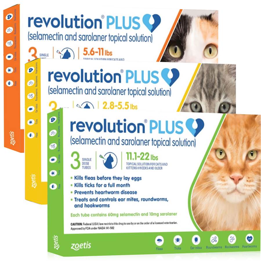 Revolution Plus Topical Solution for Cats 6 in 1 PetCareRx