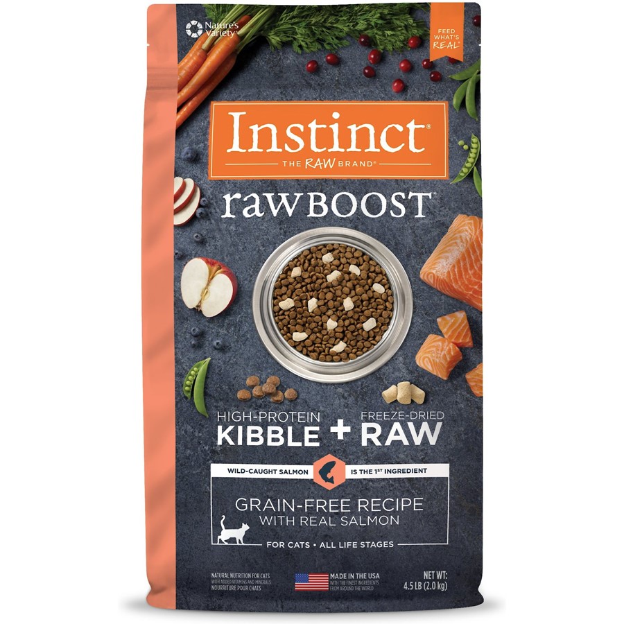 Instinct Raw Boost Grain Free Recipe with Real Salmon Dry Cat Food