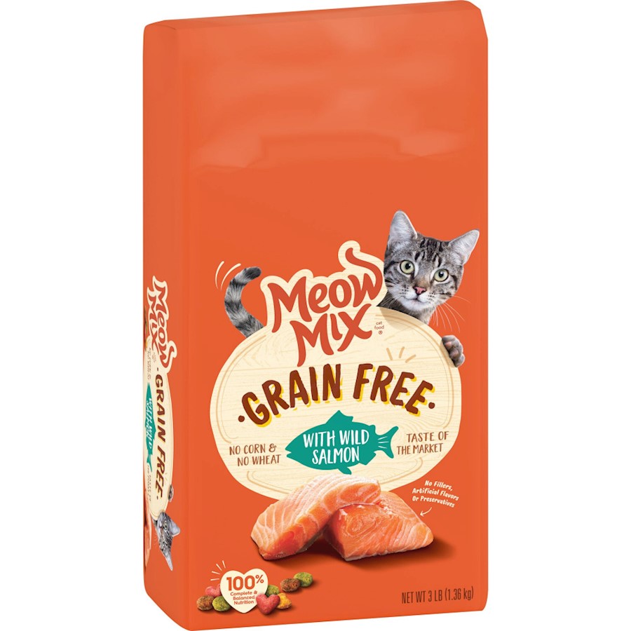 Buy Meow Mix Grain Free Wild Salmon Recipe Dry Cat Food Online