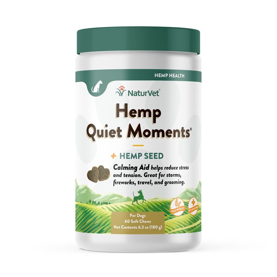 Buy NaturVet Hemp Quiet Moments Calming Aid Soft Chews for Dogs