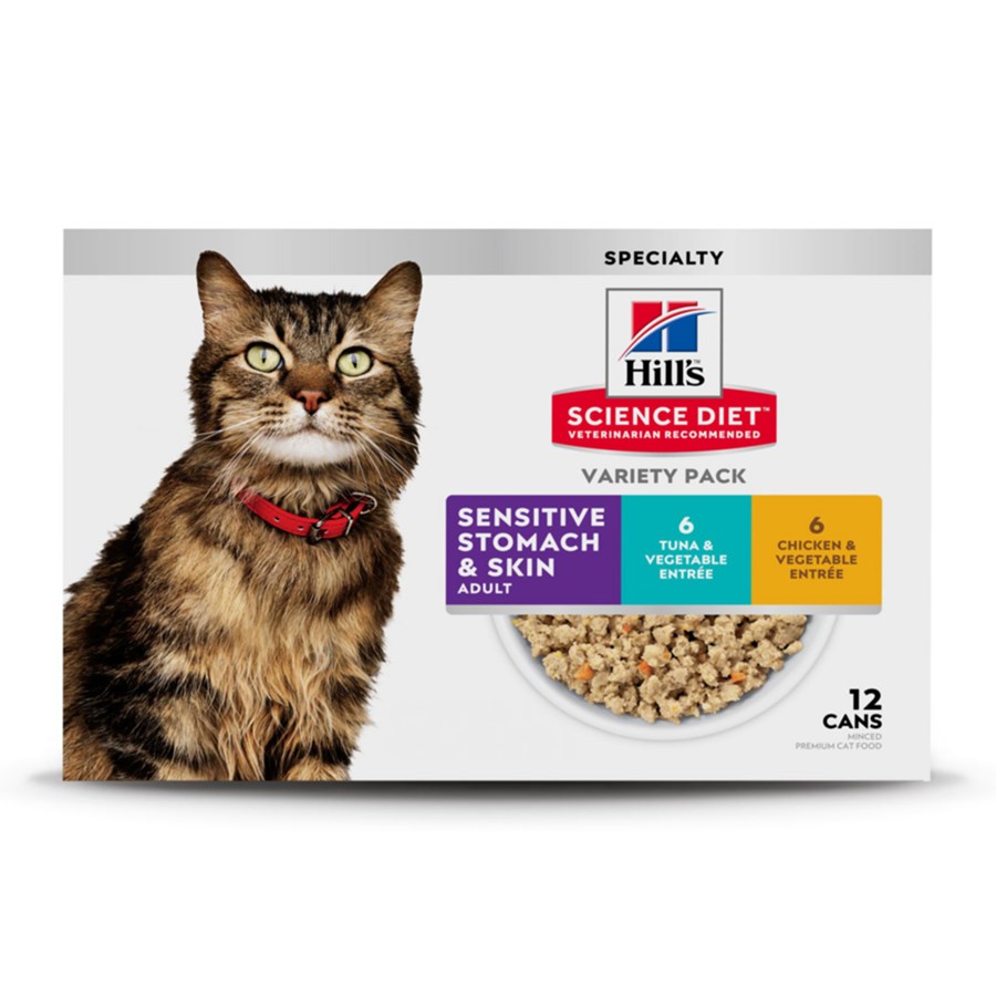 Hill s Science Diet Sensitive Stomach Skin Variety Pack Adult Canned Cat Food