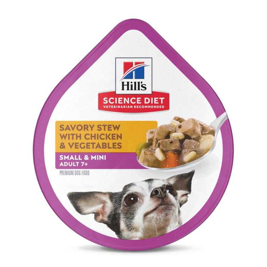 Buy Hill's Science Diet Senior 7+ Small & Mini Savory Stew Chicken