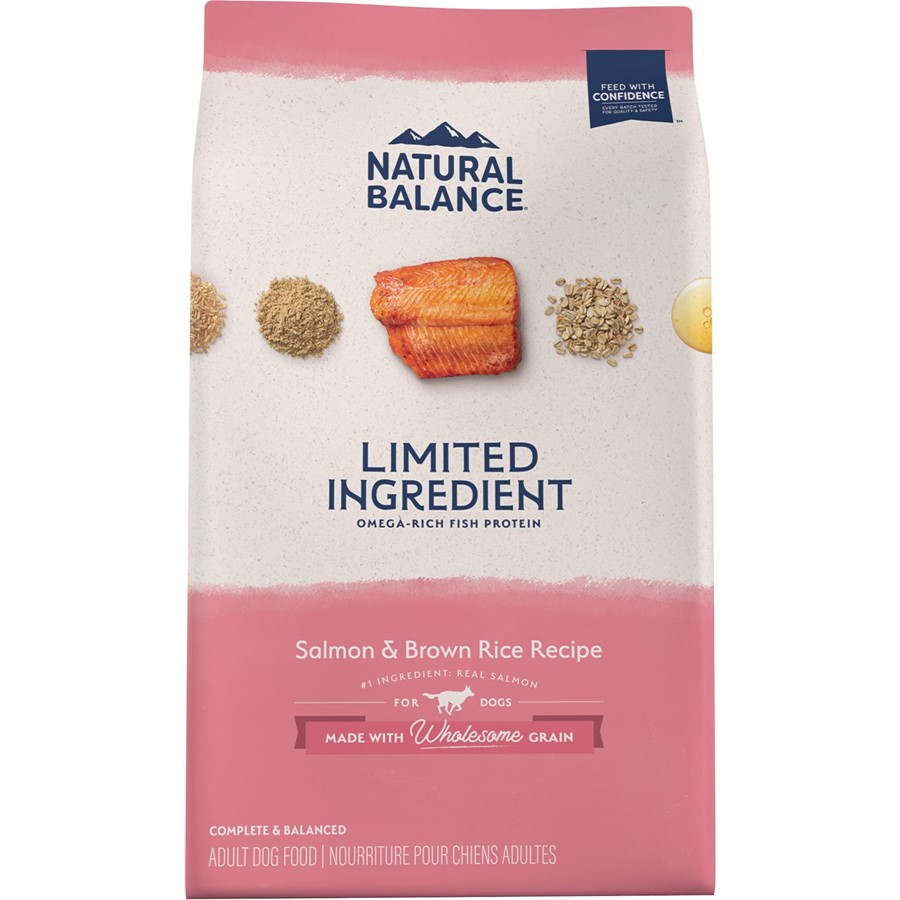 Buy Natural Balance L.I.D. Limited Ingredient Diets Salmon Brown Rice Formula Dry Dog Food Online PetCareRx