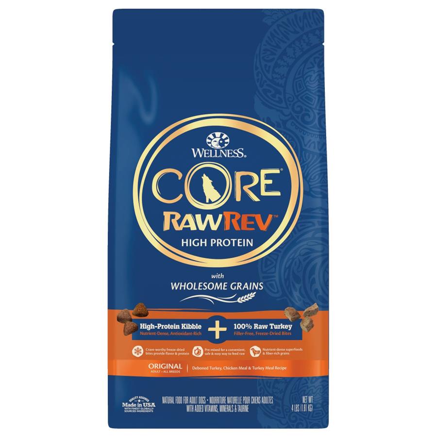 Wellness Core RawRev Wholesome Grains Original Recipe Dry Dog Food 20 lb