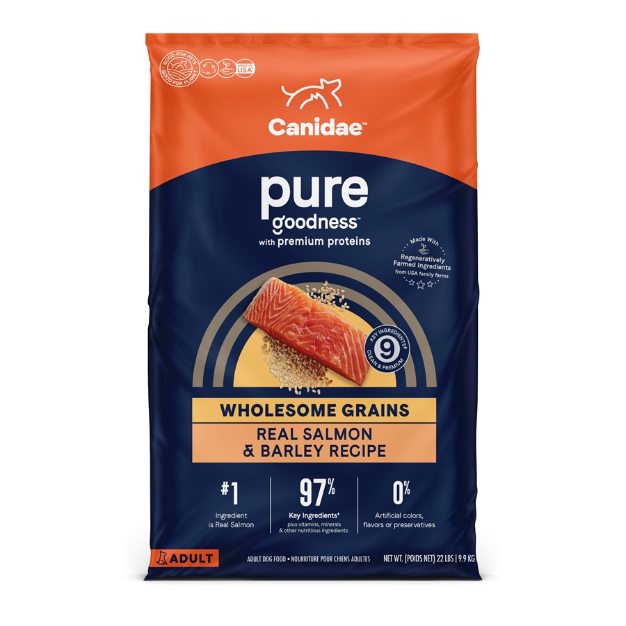 Canidae Pure with Grains Real Salmon Barley Recipe Dry Dog Food