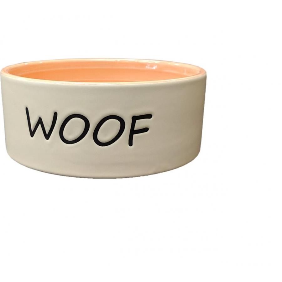 Ethical Gulp Tan & Blue Dog Dish