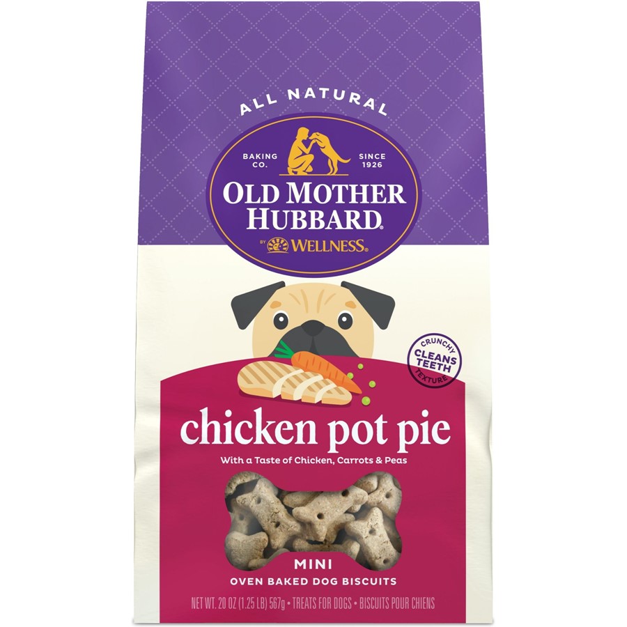 Buy Old Mother Hubbard Mini Classic Chicken Pot Pie Biscuits Baked Dog Treats Online PetCareRx