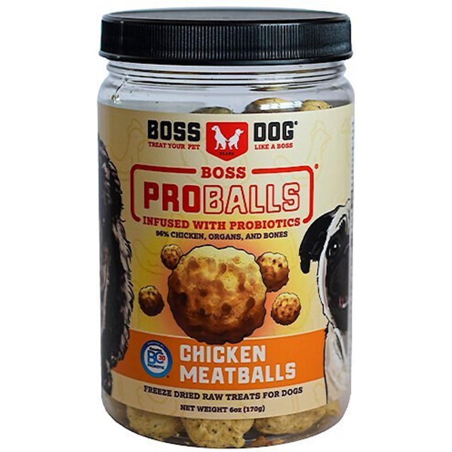 Boss Dog Proballs Chicken Meatball Freeze Dried Dog Treats Boss Dog Proballs Chicken Meatball Freeze Dried Dog Treats