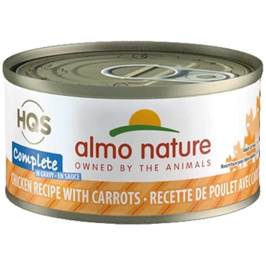 Almo Nature HQS Complete Cat Grain Free Chicken with Carrots In Gravy Canned Cat Food