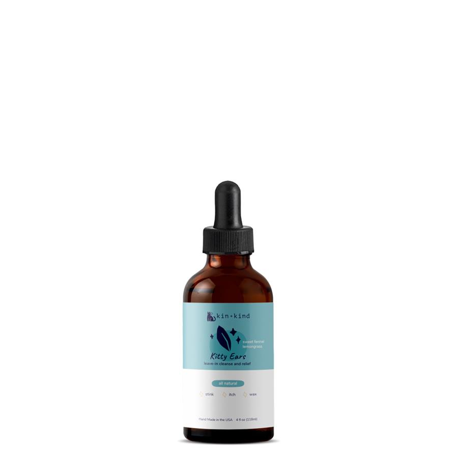 kin+kind Kitty Ears 100% Natural Leave-In Cat Ear Cleaner kin+kind Kitty Ears 100% Natural Leave-In Cat Ear Cleaner