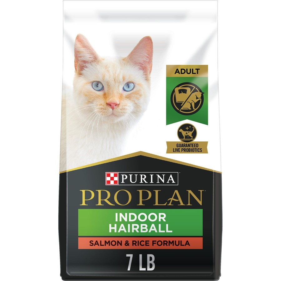Purina Pro Plan Focus Indoor Care Salmon & Rice Formula Adult Dry Cat Food